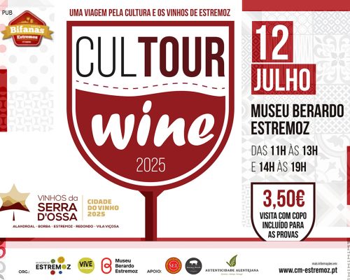 CultourWine 2025 – Cultura e vinho juntos no Museu Berardo Estremoz