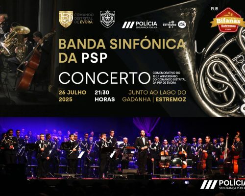 Banda Sinfónica da PSP em concerto junto ao Lago do Gadanha