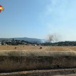 Entrou em fase de resolução incêndio às portas da Serra d’Ossa